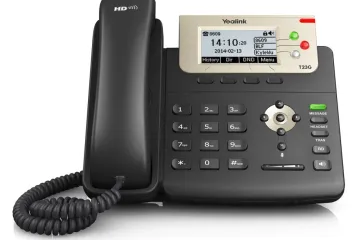 Close up of VoIP Phone