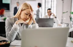 Stressed Business Woman