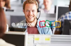 Man looking at screen, crm integration